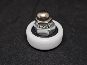 Ролик каретки для форматно-раскроечного станка 43х16-M8  подшипник 6202RS (2)