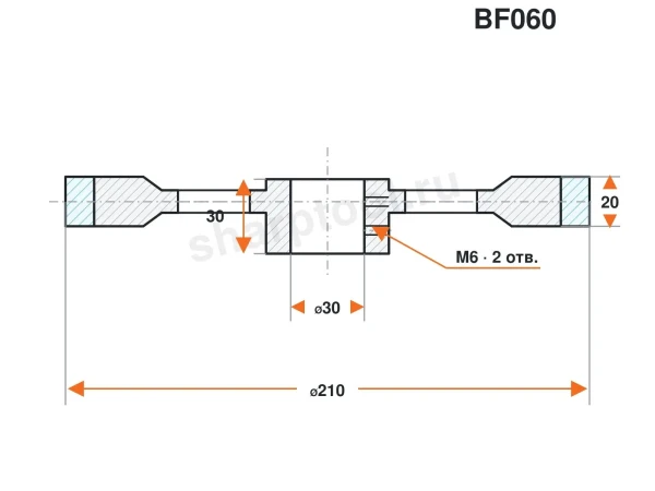 BF060 Ролик силиконовый для линии окутывания 210х30х20