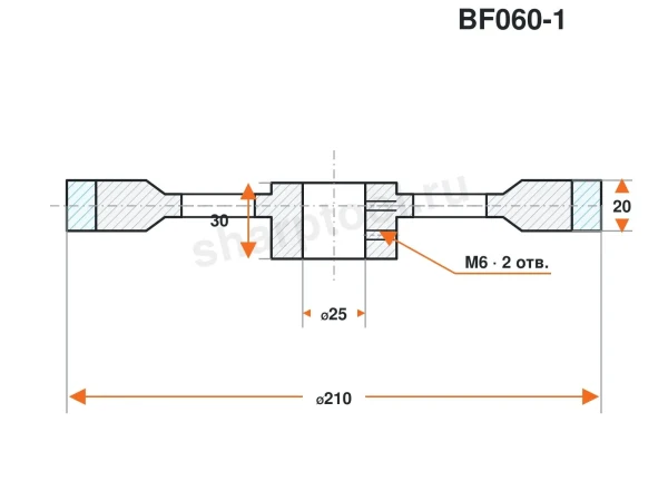 BF060-1 Ролик силиконовый для линии окутывания 210х25х20