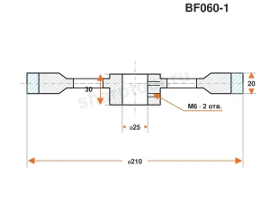 BF060-1 Ролик силиконовый для линии окутывания 210х25х20