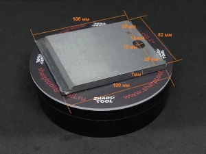 Нож обрубания кромки 106х82х7мм KDT