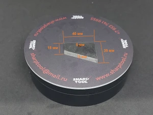 Нож обрубания кромки 40х35х3мм R